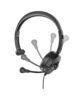 Wired Mono Headset with Mic, 3.5mm Aux for Chating & Gaming –...