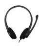 Over-Ear Wired Stereo Headset with Mic, Dual 3.5mm Aux Jacks-HS240