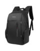 PU Backpack Laptop Travel Bag USB Port 15″ Black – LB210